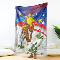 Philippines Flag Day Blanket Lapu-Lapu Warrior Heritage Art