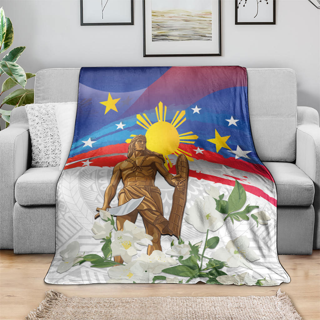 Philippines Flag Day Blanket Lapu-Lapu Warrior Heritage Art
