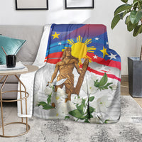 Philippines Flag Day Blanket Lapu-Lapu Warrior Heritage Art