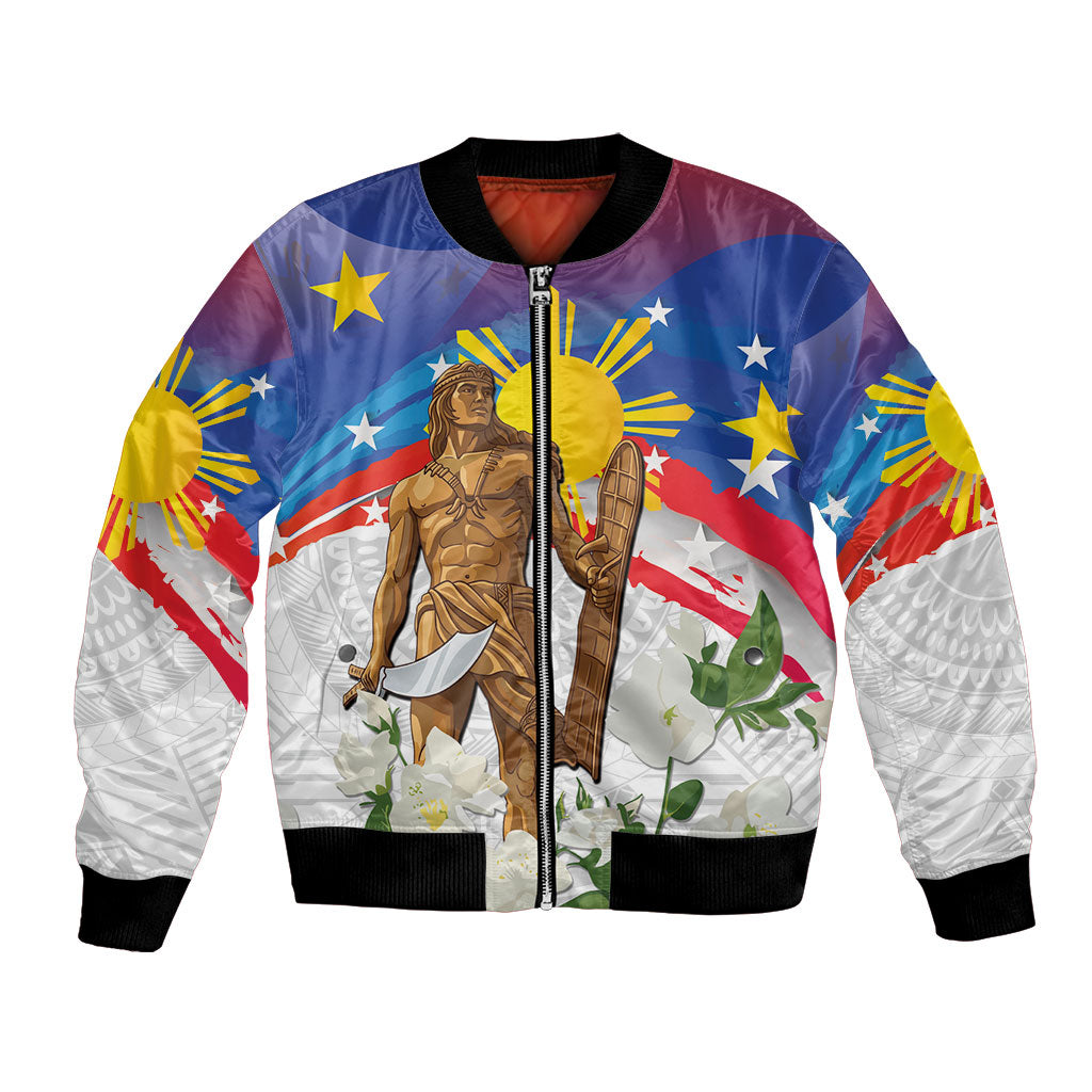 Philippines Flag Day Bomber Jacket Lapu-Lapu Warrior Heritage Art