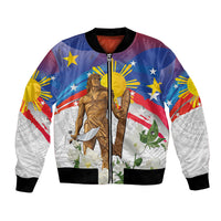 Philippines Flag Day Bomber Jacket Lapu-Lapu Warrior Heritage Art