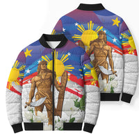Philippines Flag Day Bomber Puffer Jacket Lapu-Lapu Warrior Heritage Art