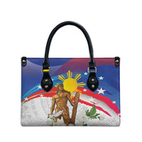 Philippines Flag Day Leather Bag Lapu-Lapu Warrior Heritage Art