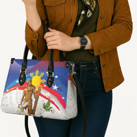 Philippines Flag Day Leather Bag Lapu-Lapu Warrior Heritage Art