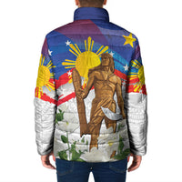 Philippines Flag Day Padded Jacket Lapu-Lapu Warrior Heritage Art