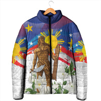 Philippines Flag Day Padded Jacket Lapu-Lapu Warrior Heritage Art
