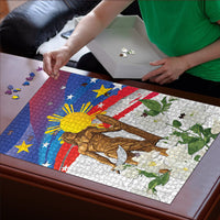 Philippines Flag Day Puzzle Lapu-Lapu Warrior Heritage Art