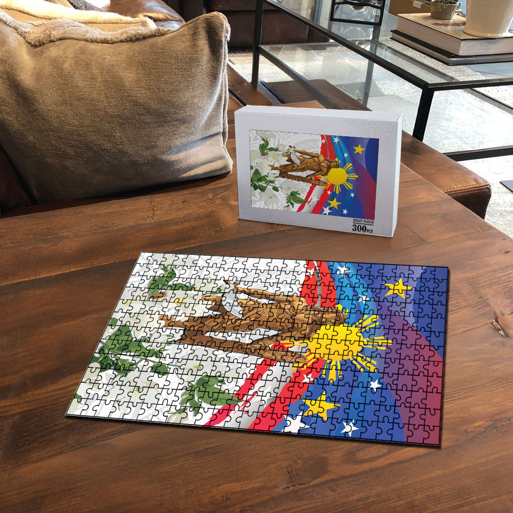 Philippines Flag Day Puzzle Lapu-Lapu Warrior Heritage Art
