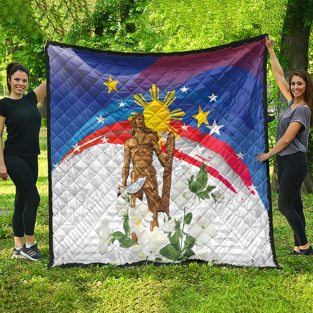 Philippines Flag Day Quilt Lapu-Lapu Warrior Heritage Art