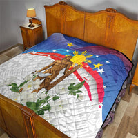 Philippines Flag Day Quilt Lapu-Lapu Warrior Heritage Art