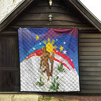 Philippines Flag Day Quilt Lapu-Lapu Warrior Heritage Art