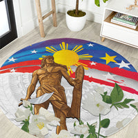 Philippines Flag Day Round Carpet Lapu-Lapu Warrior Heritage Art