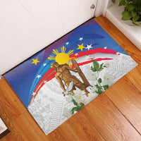 Philippines Flag Day Rubber Doormat Lapu-Lapu Warrior Heritage Art