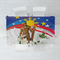 Philippines Flag Day Tablecloth Lapu-Lapu Warrior Heritage Art