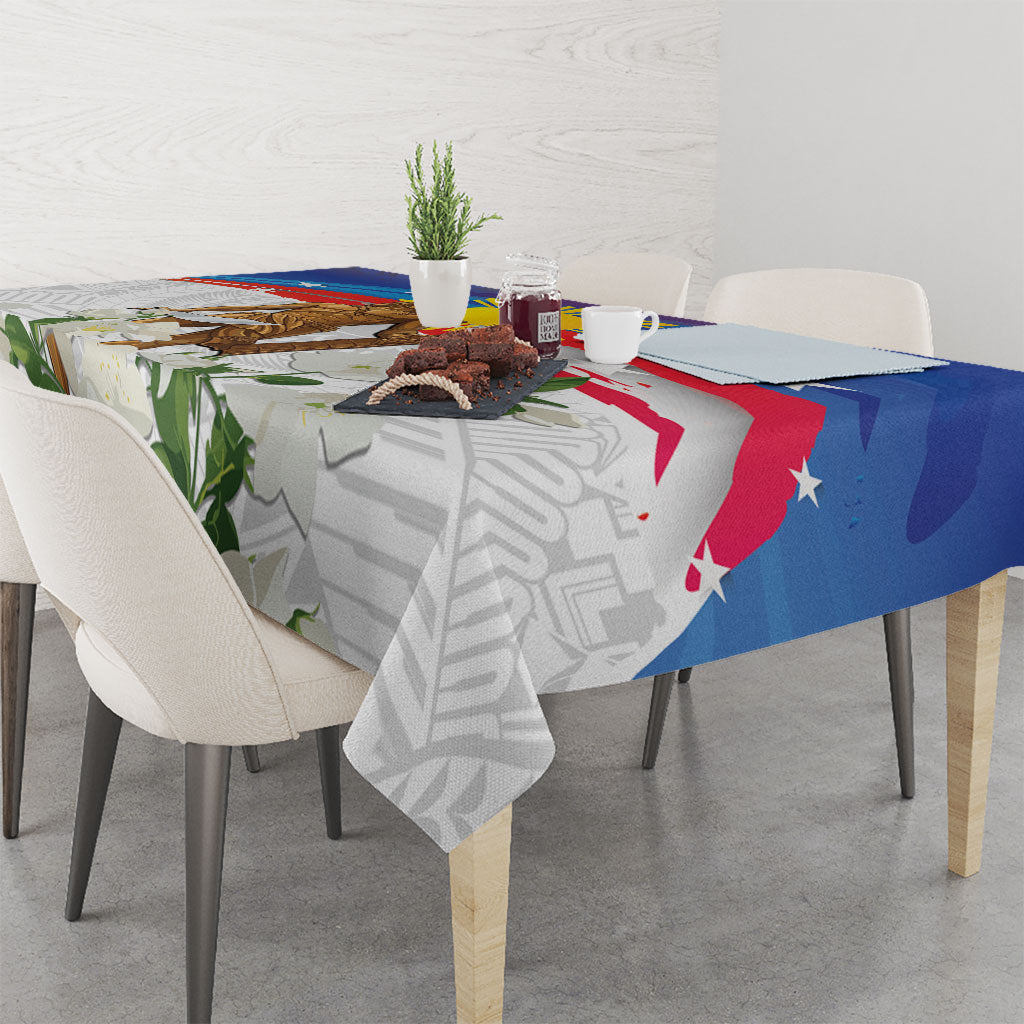 Philippines Flag Day Tablecloth Lapu-Lapu Warrior Heritage Art