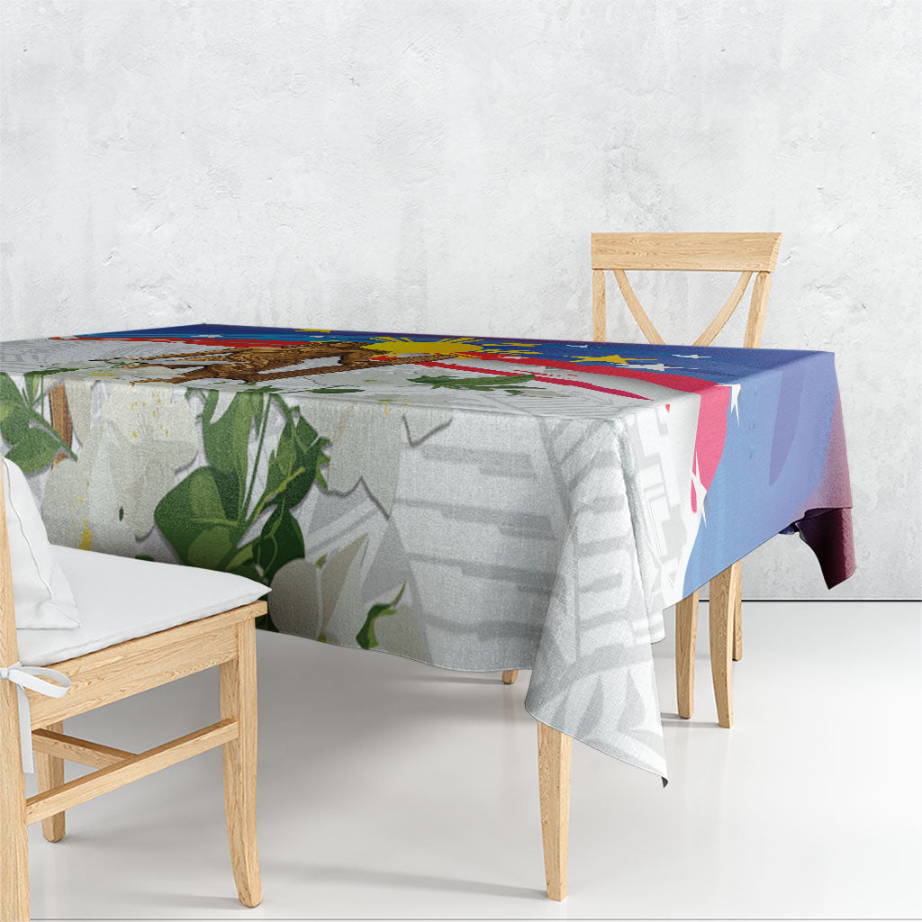 Philippines Flag Day Tablecloth Lapu-Lapu Warrior Heritage Art