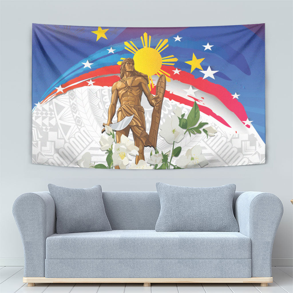 Philippines Flag Day Tapestry Lapu-Lapu Warrior Heritage Art