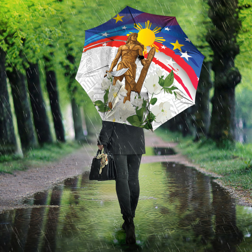 Philippines Flag Day Umbrella Lapu-Lapu Warrior Heritage Art