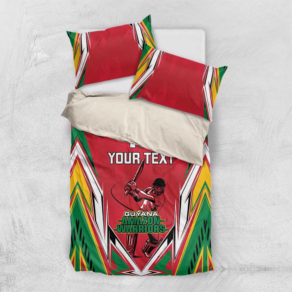 Custom Guyana Cricket Spirit Bedding Set Amazon Warriors Inspired - Wonder Print Shop