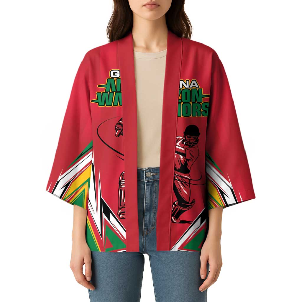 Custom Guyana Cricket Spirit Kimono Amazon Warriors Inspired - Wonder Print Shop