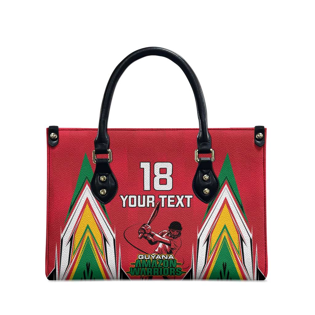 Custom Guyana Cricket Spirit Leather Bag Amazon Warriors Inspired - Wonder Print Shop