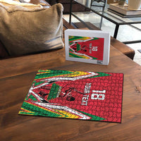 Custom Guyana Cricket Spirit Puzzle Amazon Warriors Inspired - Wonder Print Shop