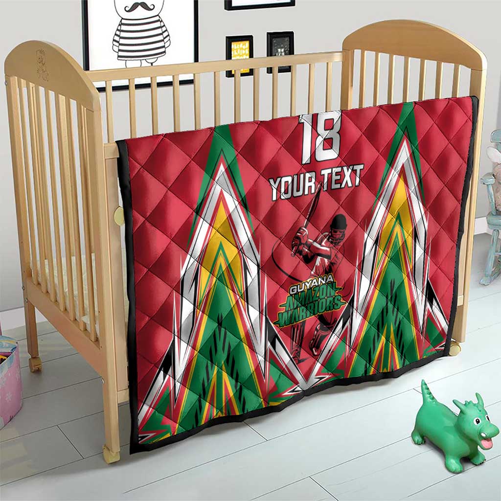 Custom Guyana Cricket Spirit Quilt Amazon Warriors Inspired - Wonder Print Shop