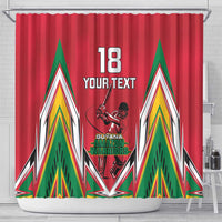 Custom Guyana Cricket Spirit Shower Curtain Amazon Warriors Inspired - Wonder Print Shop