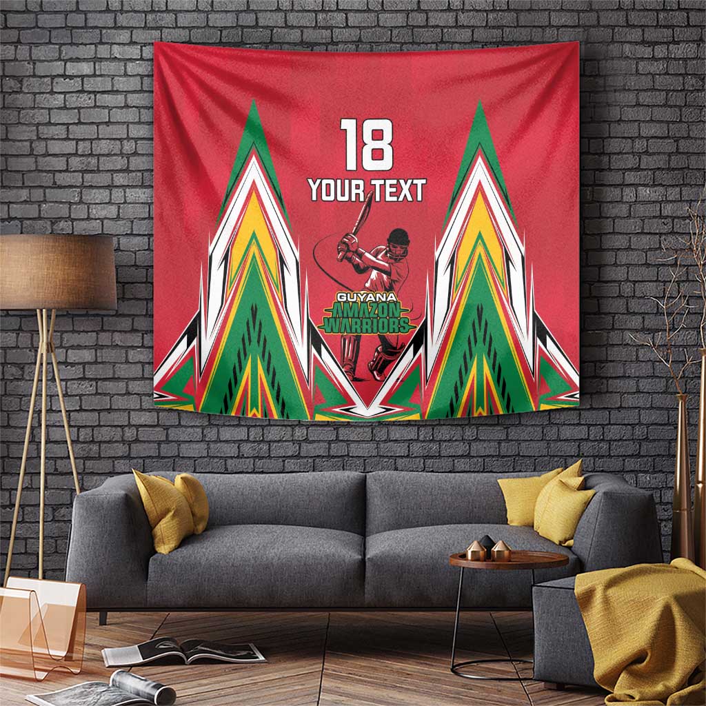 Custom Guyana Cricket Spirit Tapestry Amazon Warriors Inspired - Wonder Print Shop