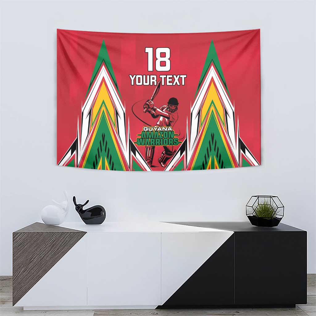 Custom Guyana Cricket Spirit Tapestry Amazon Warriors Inspired - Wonder Print Shop