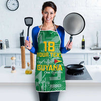 Custom Guyana Football Apron One Team One Game Green Version - Wonder Print Shop