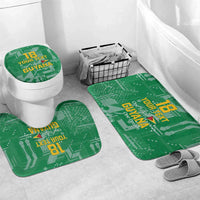 Custom Guyana Football Bathroom Set One Team One Game Green Version - Wonder Print Shop