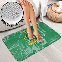 Custom Guyana Football Bathroom Set One Team One Game Green Version - Wonder Print Shop