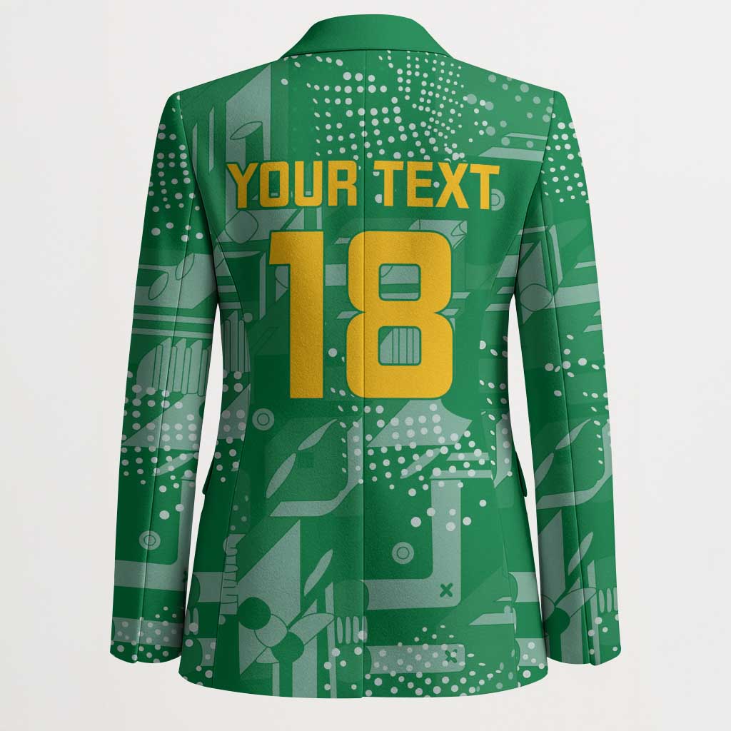 Custom Guyana Football Blazer One Team One Game Green Version - Wonder Print Shop