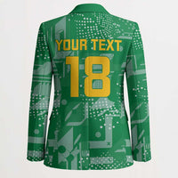 Custom Guyana Football Blazer One Team One Game Green Version - Wonder Print Shop