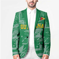 Custom Guyana Football Blazer One Team One Game Green Version - Wonder Print Shop
