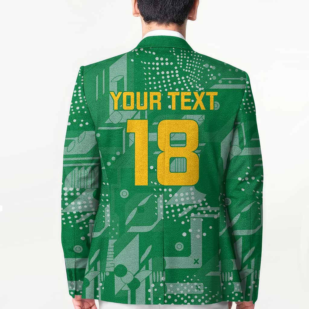 Custom Guyana Football Blazer One Team One Game Green Version - Wonder Print Shop