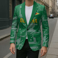 Custom Guyana Football Blazer One Team One Game Green Version - Wonder Print Shop