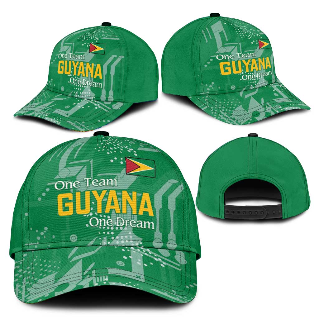 Guyana Football Classic Cap One Team One Game Green Version - Wonder Print Shop