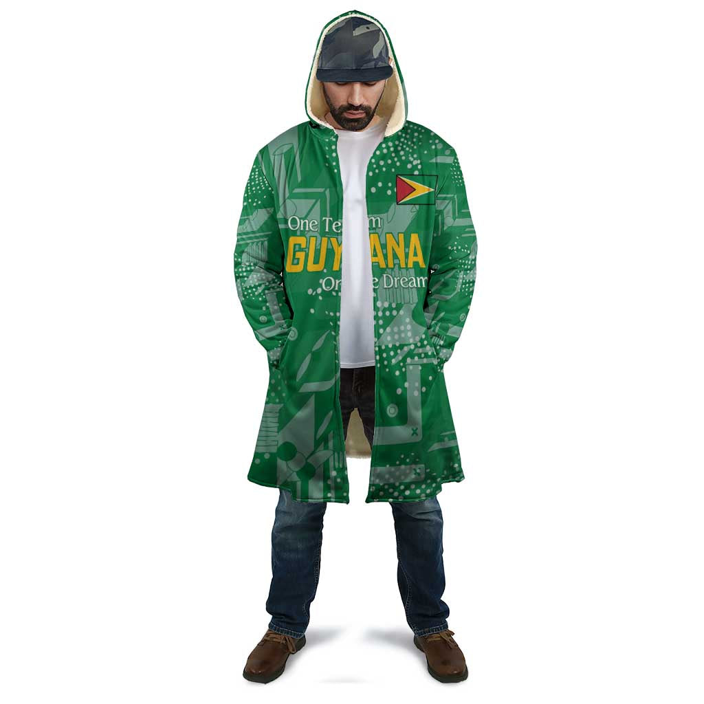 Custom Guyana Football Cloak One Team One Game Green Version - Wonder Print Shop