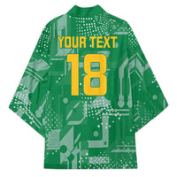 Custom Guyana Football Kimono One Team One Game Green Version - Wonder Print Shop