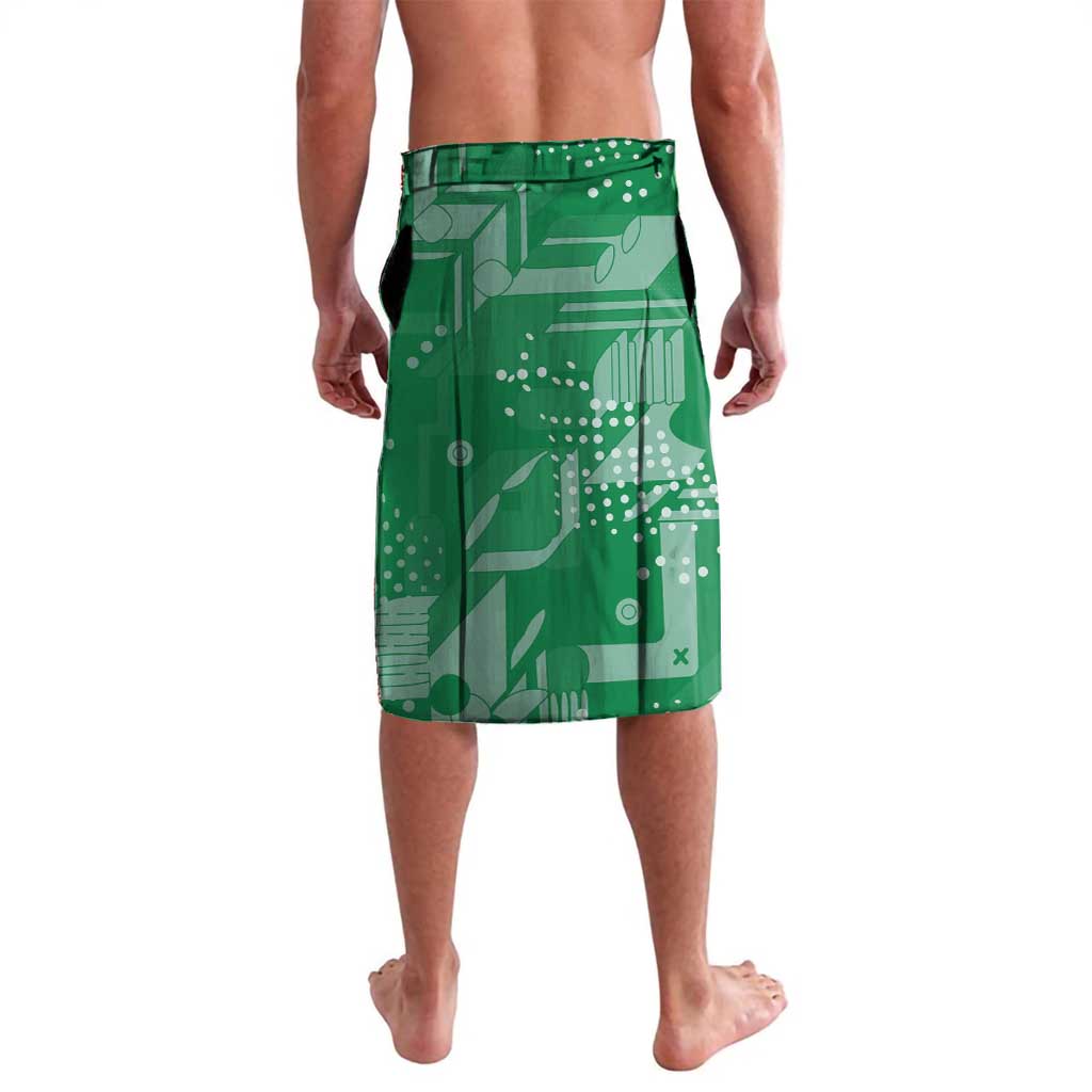 Custom Guyana Football Lavalava One Team One Game Green Version - Wonder Print Shop