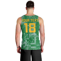 Custom Guyana Football Men Tank Top One Team One Game Green Version - Wonder Print Shop
