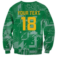 Custom Guyana Football Sweatshirt One Team One Game Green Version - Wonder Print Shop