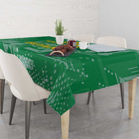 Custom Guyana Football Tablecloth One Team One Game Green Version - Wonder Print Shop