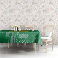 Custom Guyana Football Tablecloth One Team One Game Green Version - Wonder Print Shop