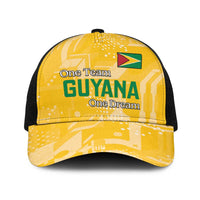 Guyana Football Baseball Net Cap One Team One Game Yellow Version - Wonder Print Shop