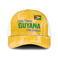Guyana Football Baseball Net Cap One Team One Game Yellow Version - Wonder Print Shop