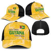 Guyana Football Baseball Net Cap One Team One Game Yellow Version - Wonder Print Shop