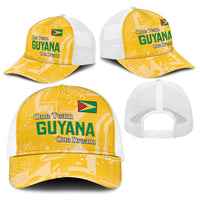 Guyana Football Baseball Net Cap One Team One Game Yellow Version - Wonder Print Shop